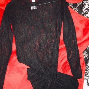 black lace dress🖤